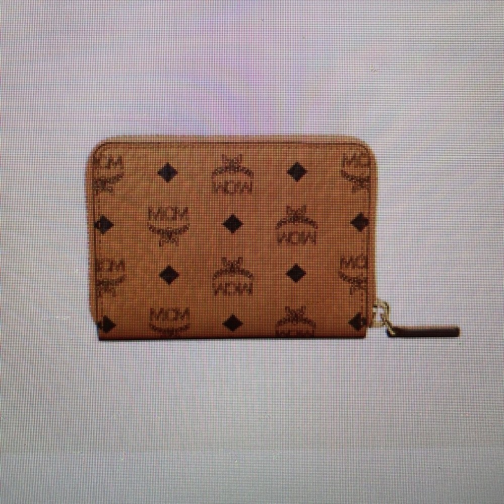 MCM Zip Wallet in Visetos
